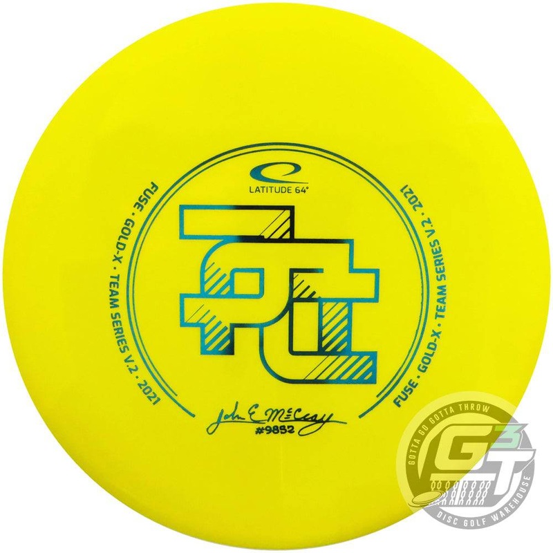 Latitude 64 Limited Edition 2021 Team Series V2 JohnE McCray Gold-X Fuse Midrange Golf Disc