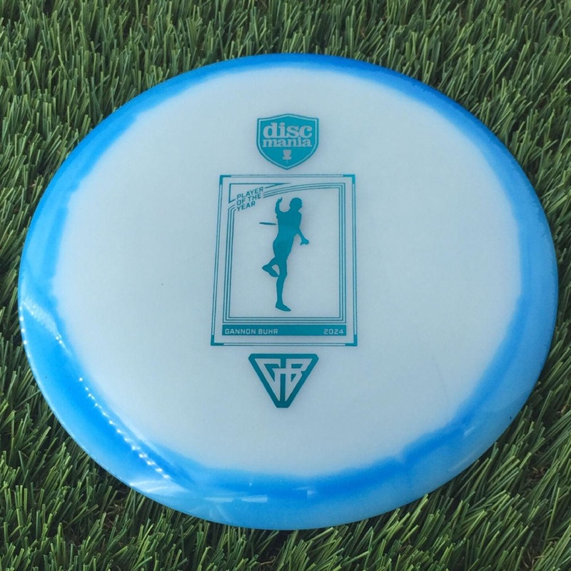 Discmania Alloy Function with Gannon Buhr – 2024 Player of the Year Trading Card – GB Logo Stamp – 174g – Translucent Bluish White
