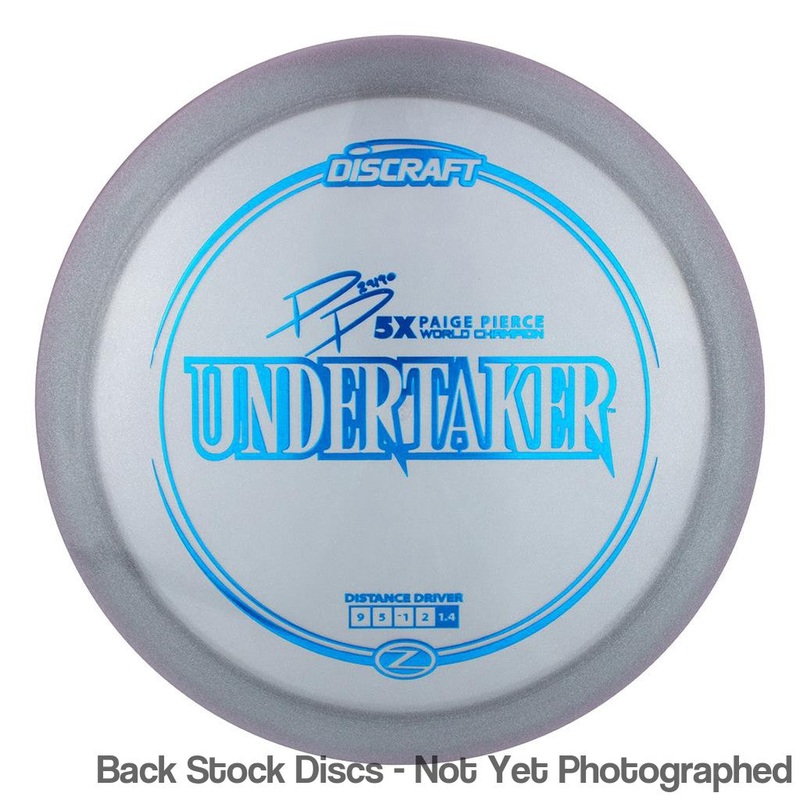 Discraft Elite Z Undertaker Fairway Driver with PP 29190 5X Paige Pierce World Champion Stamp [Back Stock Inventory – Disc and Stamp Color WILL VARY]