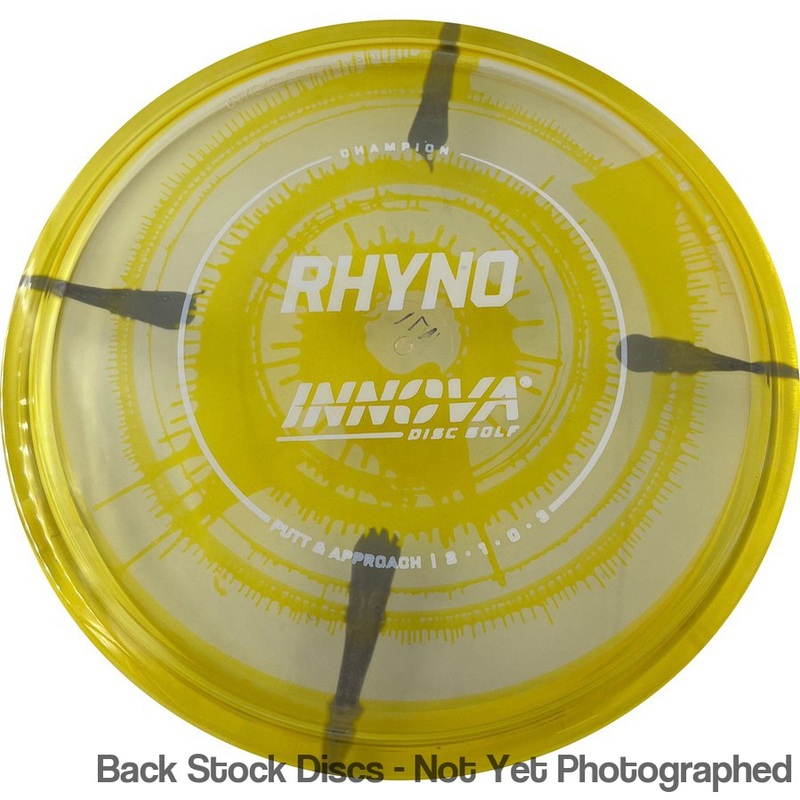 Innova Champion I-Dye Rhyno Putter with Burst Logo Stock Stamp [Back Stock Inventory – Disc and Stamp Color WILL VARY]