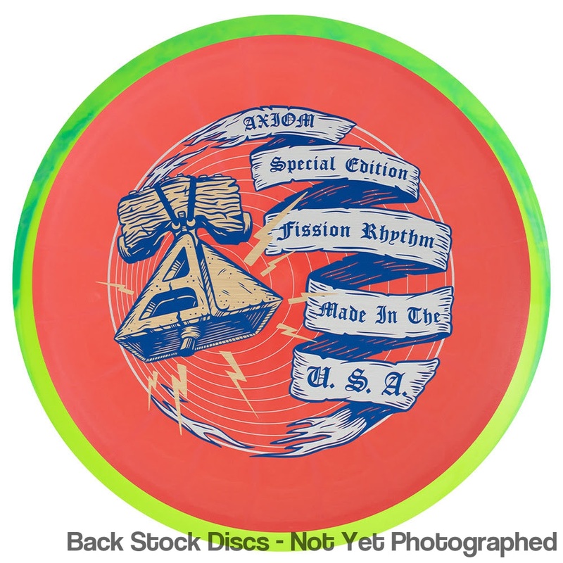 Axiom Fission Rhythm 7|5.5|-2|1 Fairway Driver with Special Edition Axiom Liberty Bell Stamp [Back Stock Inventory – Disc and Stamp Color WILL VARY]