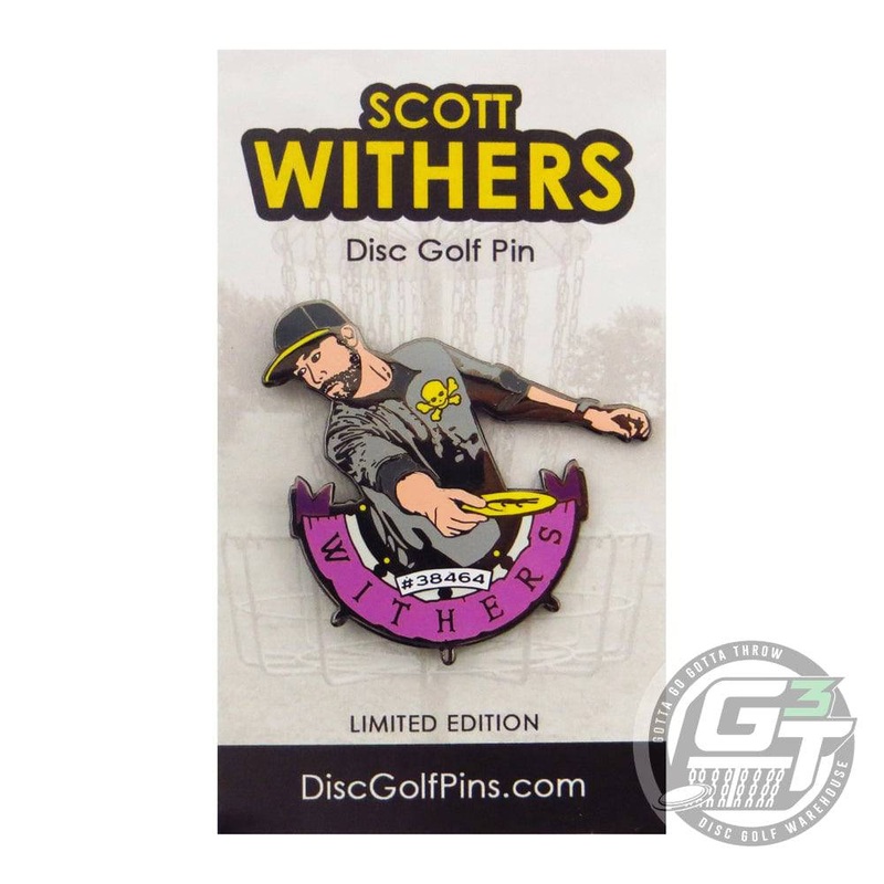Disc Golf Pins Scott Withers Series 1 Enamel Disc Golf Pin