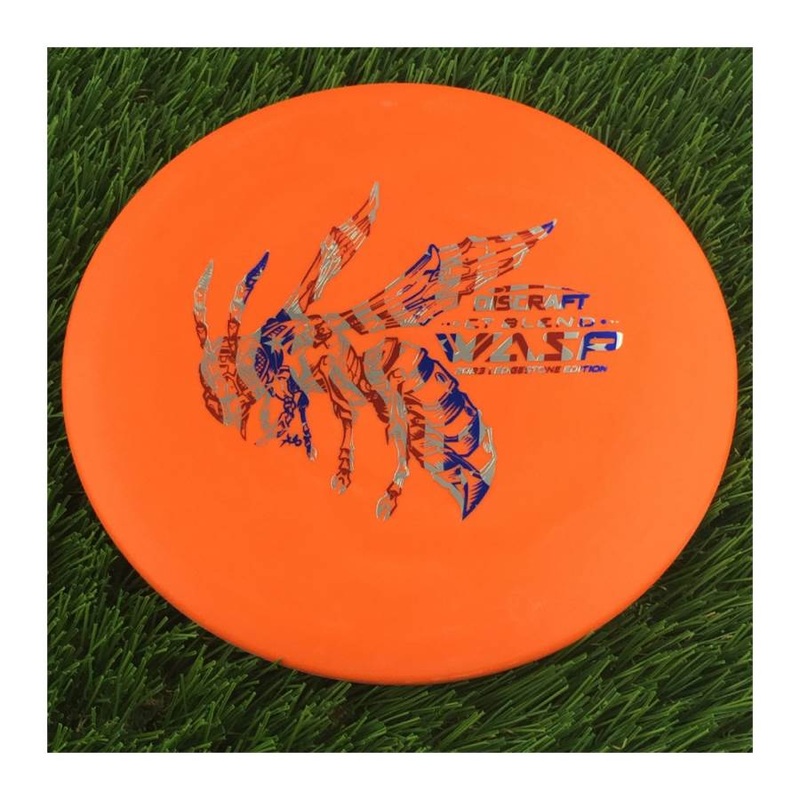 Discraft Crazy Tuff (CT) Blend Wasp with 2023 Ledgestone Edition – Wave 3 Stamp – 176g – Solid Orange