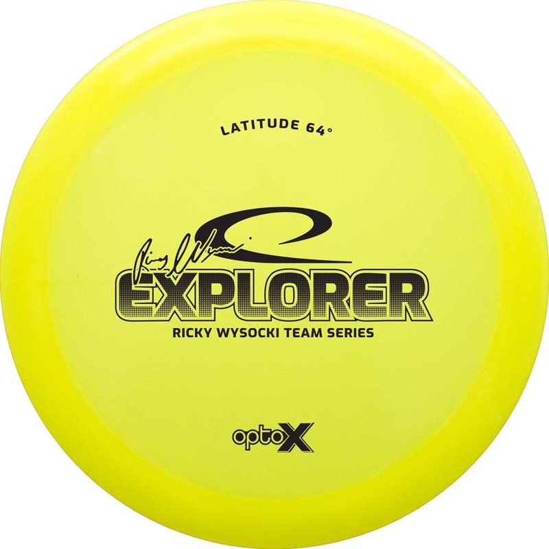 Latitude 64 Limited Edition 2018 Team Series Ricky Wysocki Opto-X Explorer Fairway Driver Golf Disc