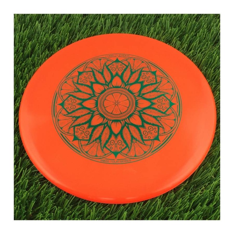 Dynamic Discs Lucid-X Culprit with Chris Clemons 2022 Team Series Mandala Stamp – 176g – Translucent Orange