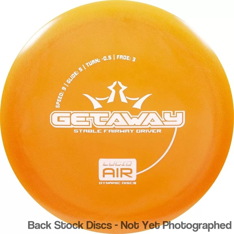 Dynamic Discs Lucid Air Getaway Fairway Driver (Stock Stamp) [Back Stock Inventory – Disc and Stamp Color WILL VARY]