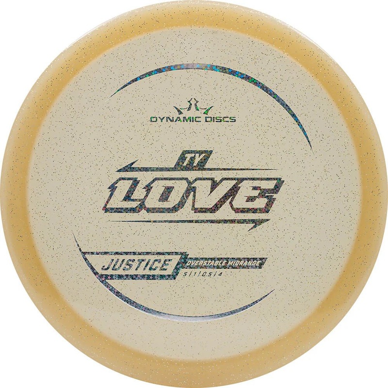 Dynamic Discs Lucid Gold Metal Flake Justice – Ty Love (TS25)