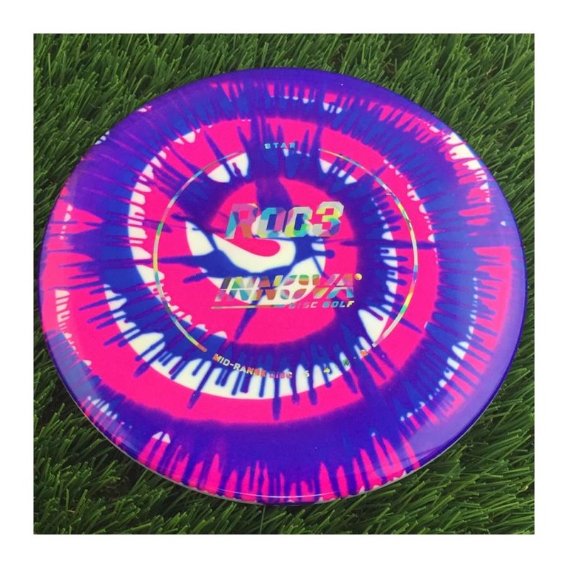 Innova Star I-Dye Roc3 with Burst Logo Stock Stamp – 180g – Solid Dyed