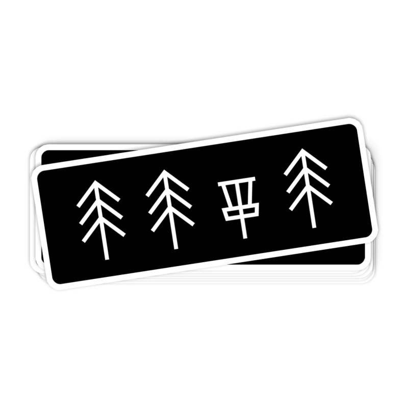 6″ Disc Golf Bar Sticker