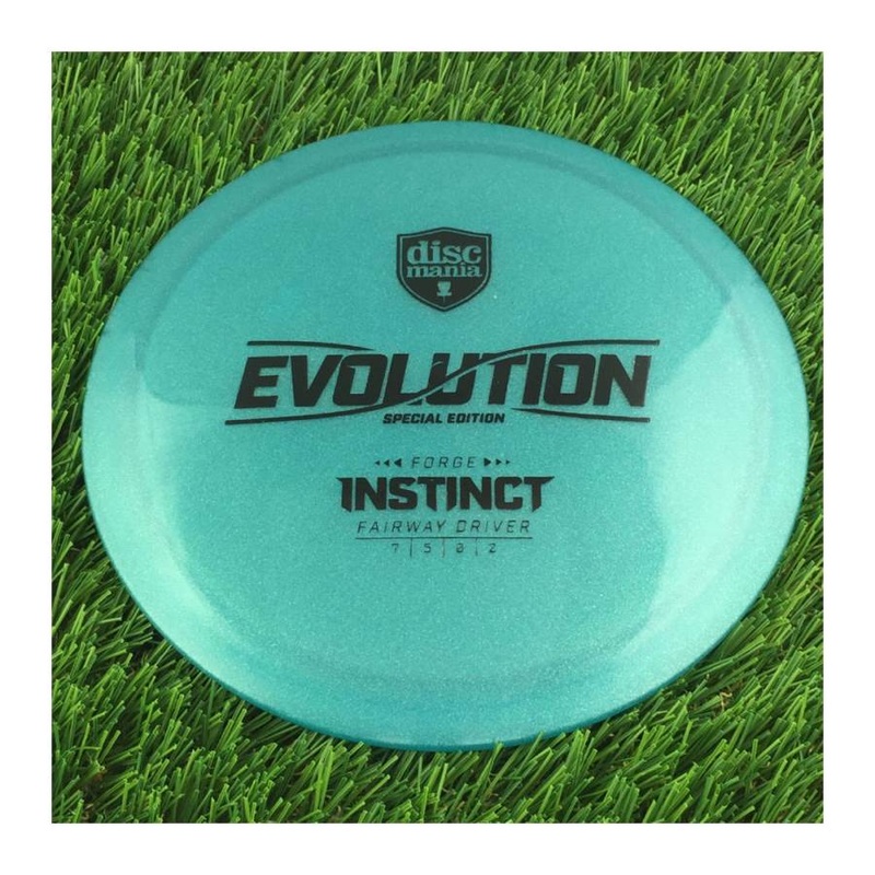 Discmania Evolution Forge Instinct with Special Edition Stamp – 174g – Translucent Blue