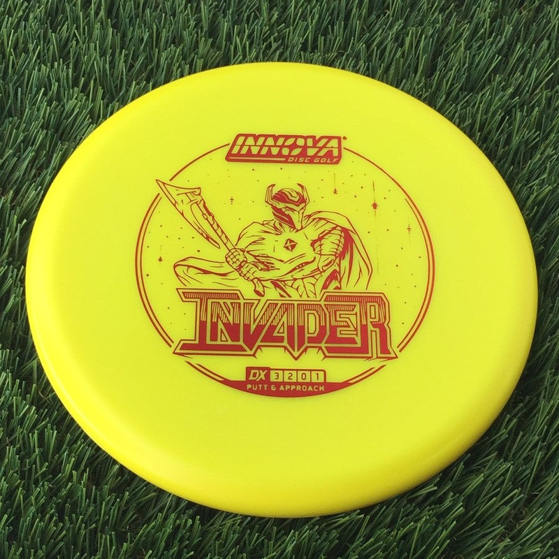 Innova DX Invader with Burst Logo Stock Stamp – 147g Yellow