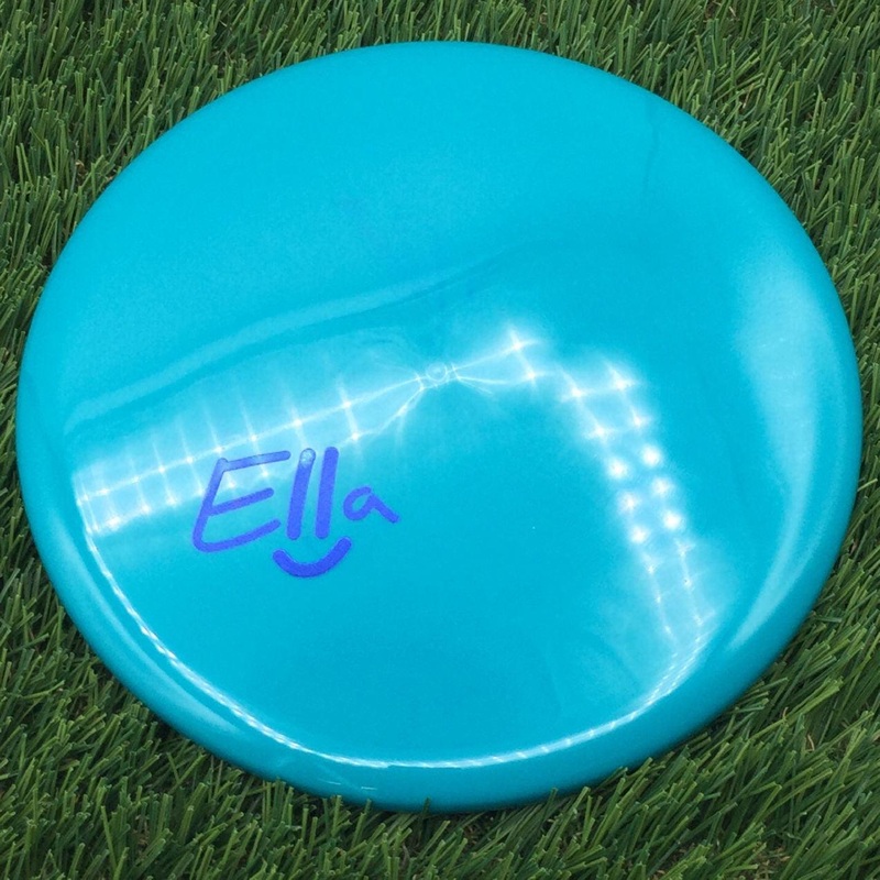 Discmania S-Line P3X with Ella Smiley Face – Ella Hansen Stamp – 176g – Teal Green