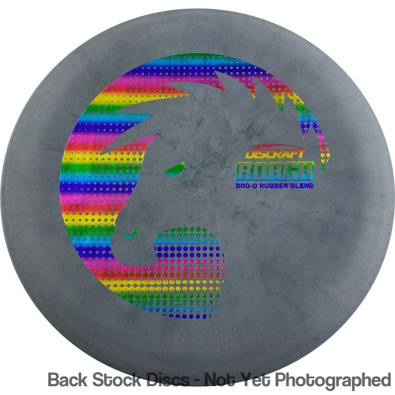 Discraft Bro-D Rubber Blend Dark Horse Roach Putter (Stock Stamp) [Back Stock Inventory – Disc and Stamp Color WILL VARY]