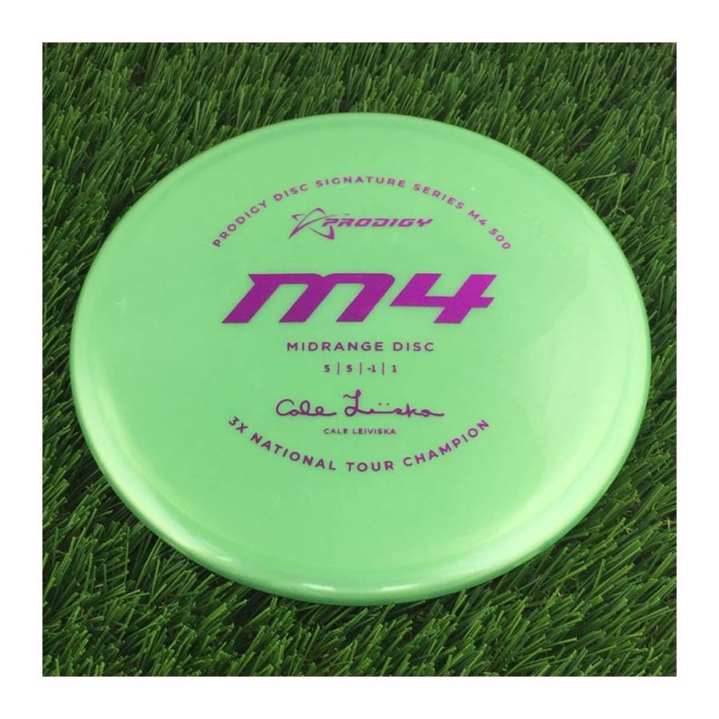 Prodigy 500 M4 with 2022 Signature Series Cale Leiviska – 3X National Tour Champion Stamp – 177g – Solid Green