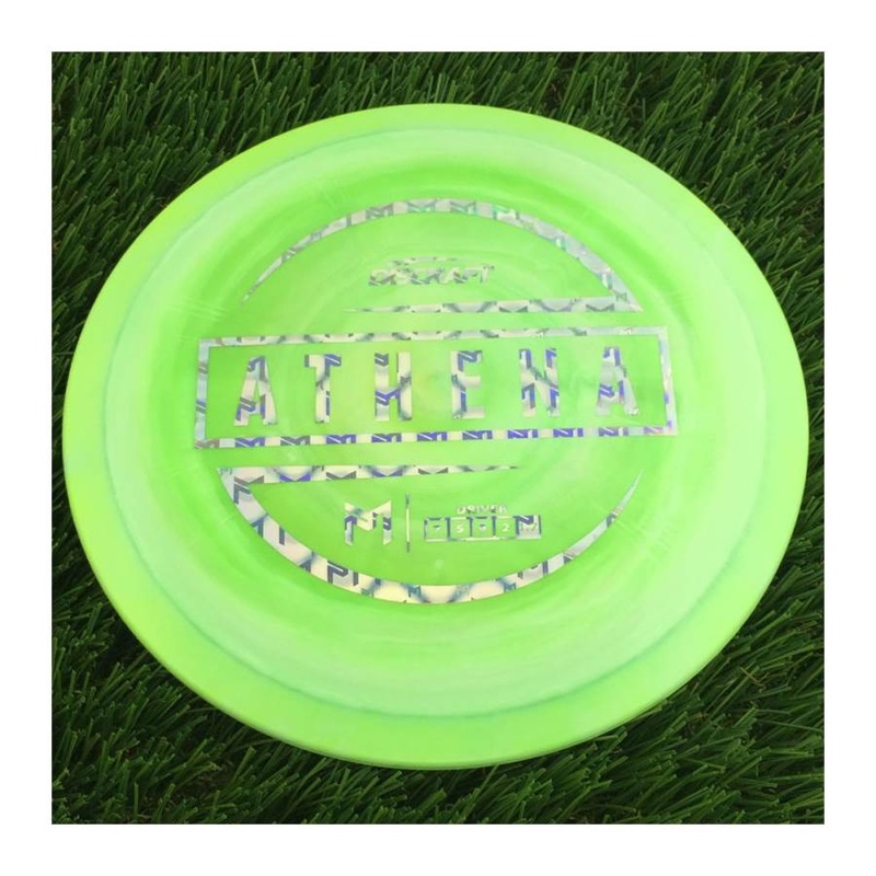 Discraft ESP Athena with PM Logo Stock Stamp Stamp – 172g – Solid Green