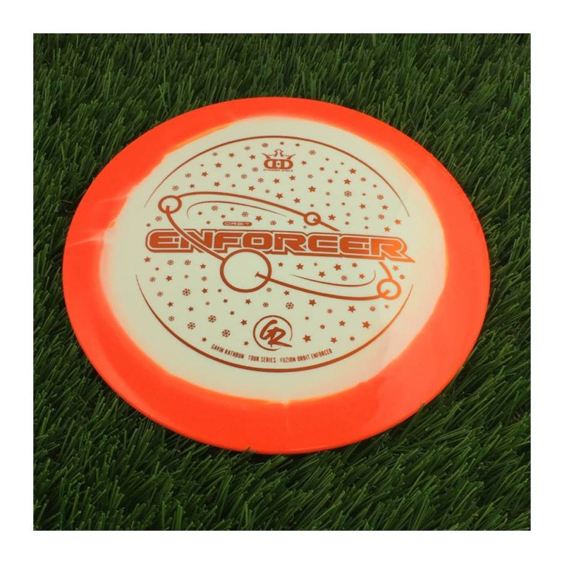 Dynamic Discs Fuzion Orbit Enforcer with Gavin Rathbun – Tour Series – 2022 Stamp – 175g – Solid Orange