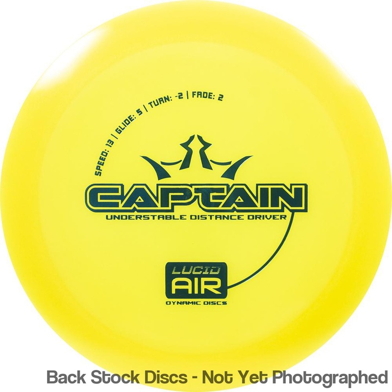 Dynamic Discs Lucid Air Captain Distance Driver (Stock Stamp) [Back Stock Inventory – Disc and Stamp Color WILL VARY]