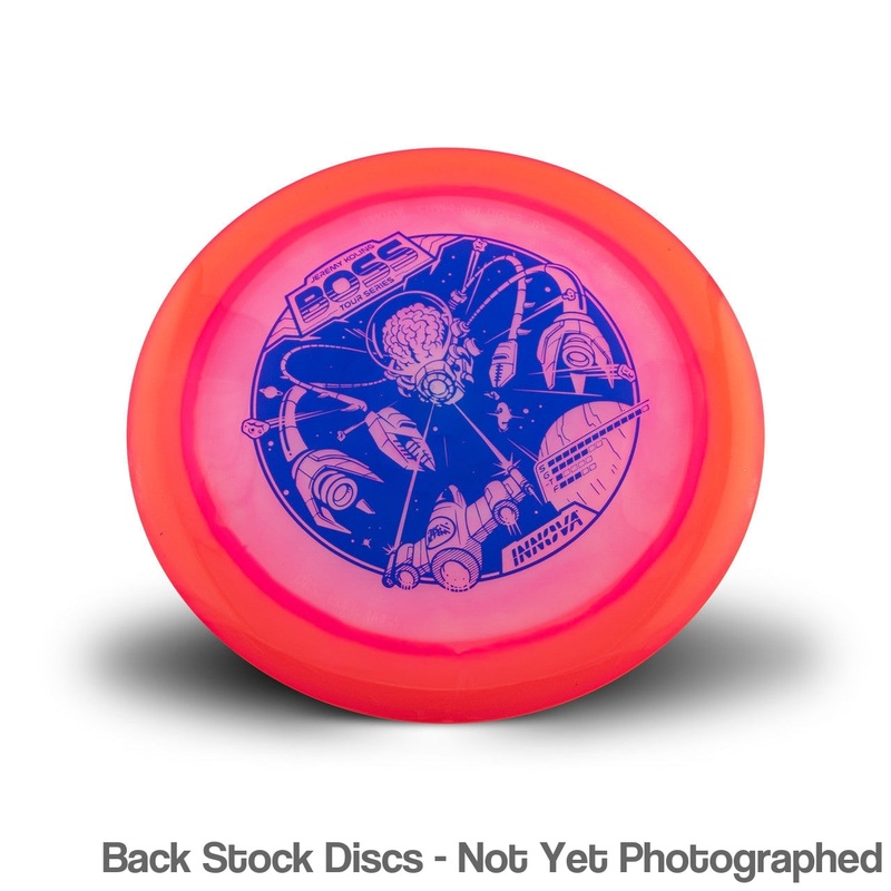 Innova Halo Champion Boss Distance Driver with Jeremy Koling Tour Series 2023 Stamp [Back Stock Inventory – Disc and Stamp Color WILL VARY]