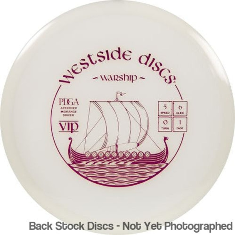 Westside VIP Warship Midrange (Stock Stamp) [Back Stock Inventory – Disc and Stamp Color WILL VARY]