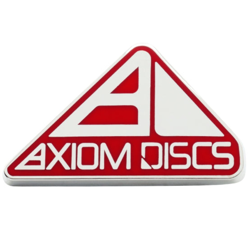 Axiom Pyramid Logo Enamel Pin – Red
