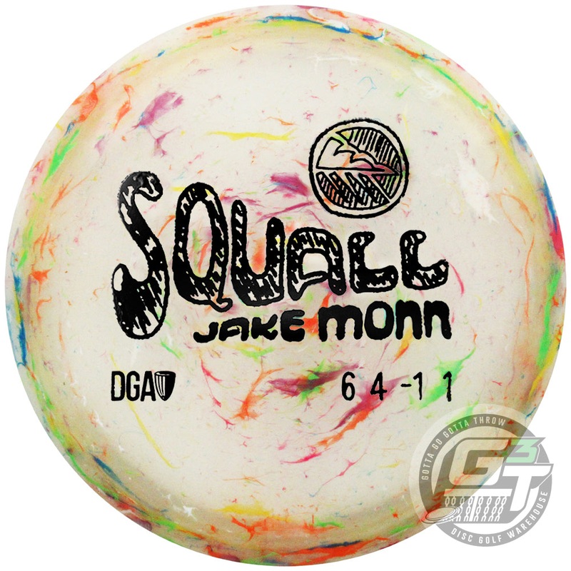 DGA Limited Edition 2025 Tour Series Jake Monn Granite Blend Squall Midrange Golf Disc