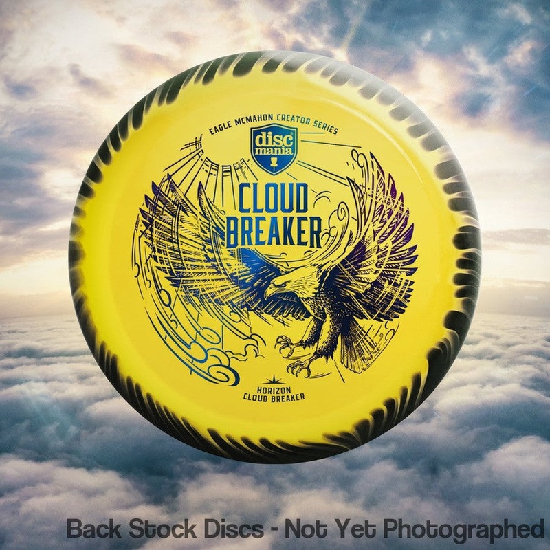 Discmania Horizon S-Line Cloud Breaker Distance Driver with Eagle McMahon Creator Series 2023 Stamp [Back Stock Inventory – Disc and Stamp Color WILL VARY]