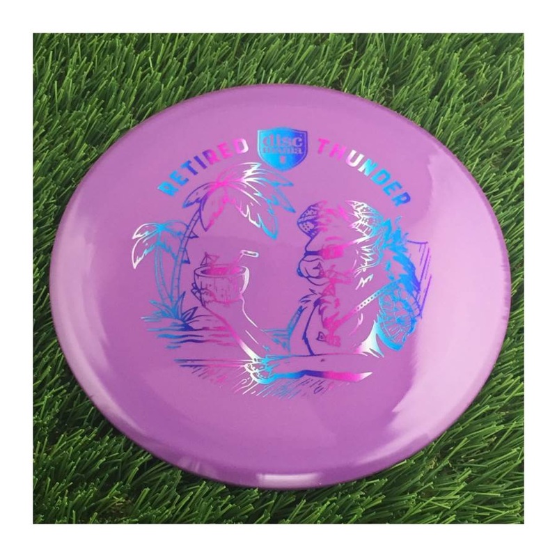 Discmania S-Line Reinvented CD1 with Retired Thunder – April Jewels 2024 Stamp – 169g – Solid Purple