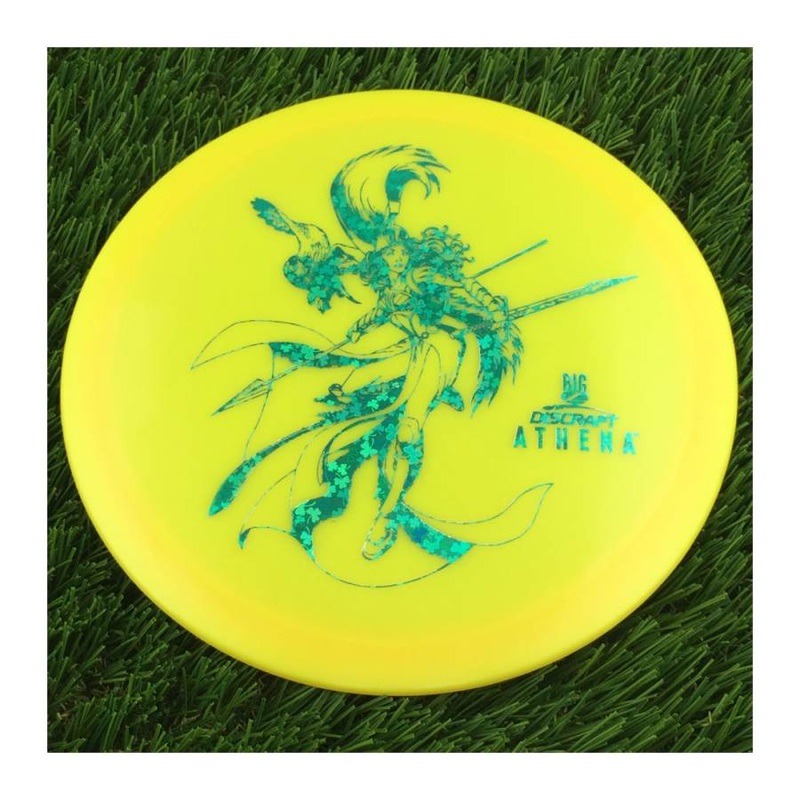Discraft Big Z Collection Athena with Big Z Stock Stamp with Inside Rim Embossed PM Paul McBeth Stamp – 174g – Solid Yellow