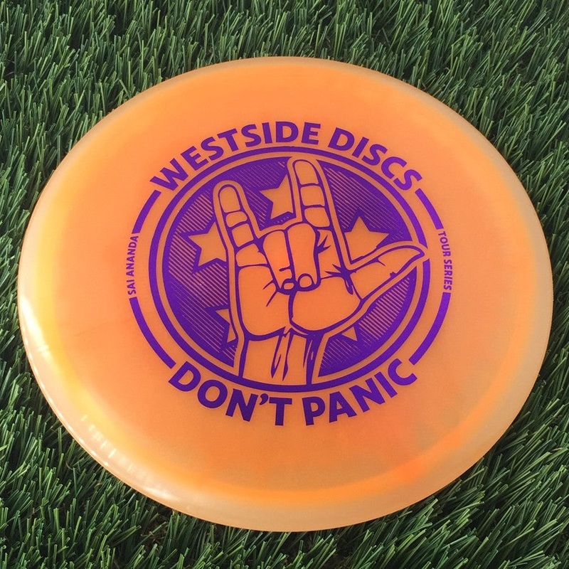Westside VIP Ice Orbit Moonshine Glow Gatekeeper with Sai Ananda “Don’t Panic” 2024 Tour Series Stamp – 180g – Translucent Orange