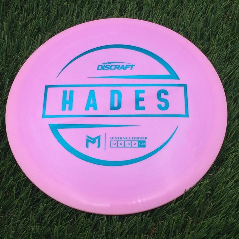 Discraft ESP Hades with PM Logo Stock Stamp Stamp – 172.8g – Pastel Pink
