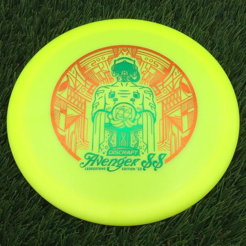 Discraft Big Z Collection Avenger SS with 2023 Ledgestone Edition – Wave 2 Stamp – 174g – Solid Yellow