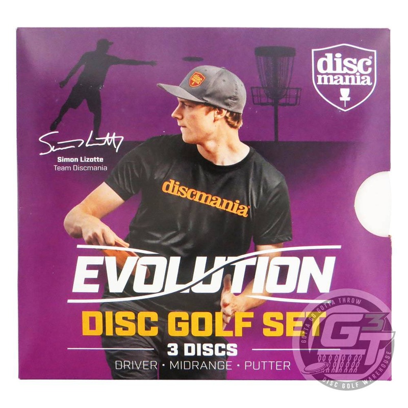 Discmania Evolution Geo 3-Disc Beginner Disc Golf Set