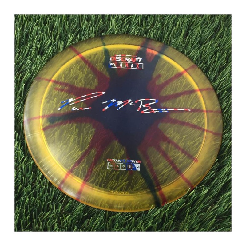 Discraft Elite Z Fly-Dyed Anax with Paul McBeth Large Signature Stamp – 172g – Translucent Dyed