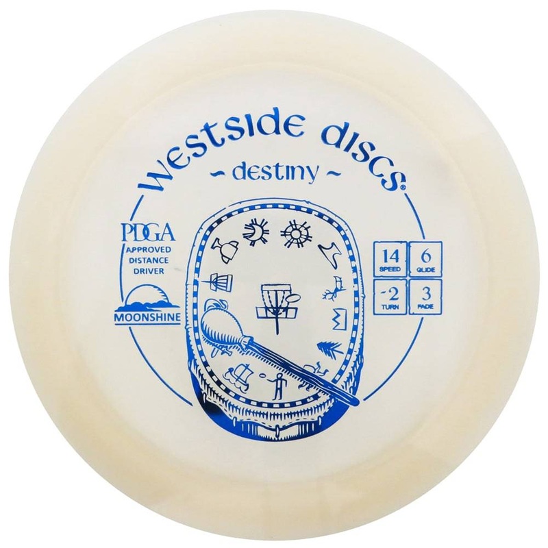 Westside Moonshine Glow VIP Destiny Distance Driver Golf Disc