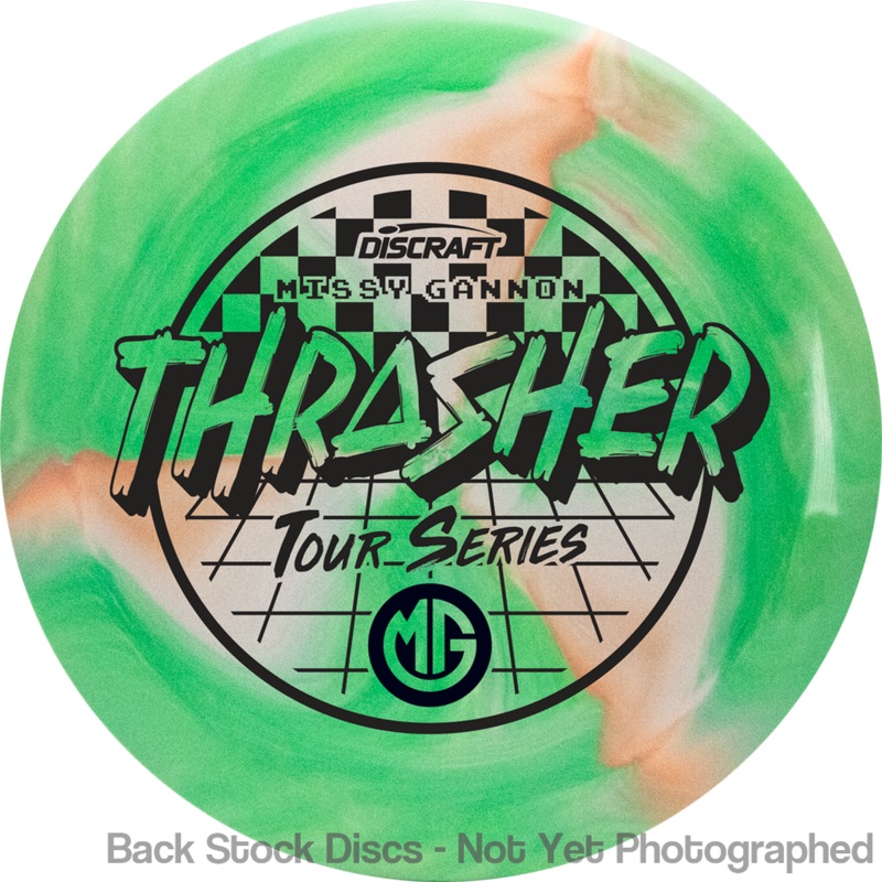 Discraft ESP Swirl Thrasher Distance Driver with Missy Gannon Tour Series 2022 Stamp [Back Stock Inventory – Disc and Stamp Color WILL VARY]