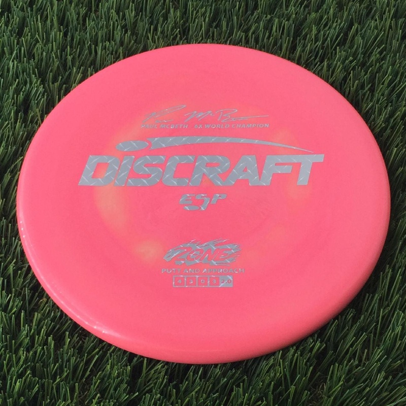 Discraft ESP Zone with Paul McBeth – 6x World Champion Signature Stamp – 174g Pink