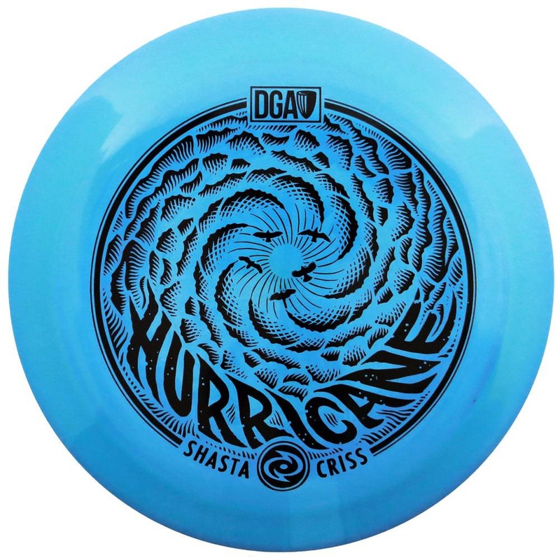 DGA Limited Edition 2020 Tour Series Shasta Criss Swirly Proline Flex Hurricane Distance Driver Golf Disc