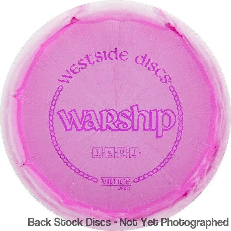 Westside VIP Ice Orbit Warship Midrange (Stock Stamp) [Back Stock Inventory – Disc and Stamp Color WILL VARY]