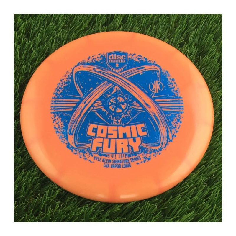 Discmania Evolution Lux Vapor Logic with Cosmic Fury – Kyle Klein Signature Series Stamp – 174g – Solid Orange