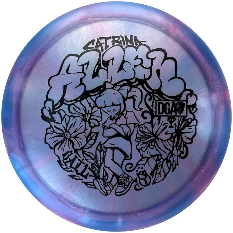 DGA Limited Edition 2024 Tour Series Catrina Allen Swirl Tour Series Sail Distance Driver Golf Disc