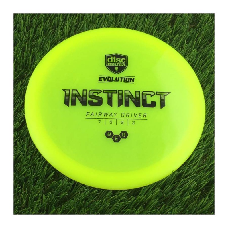 Discmania Evolution NEO Instinct – 173g – Translucent Neon Yellow