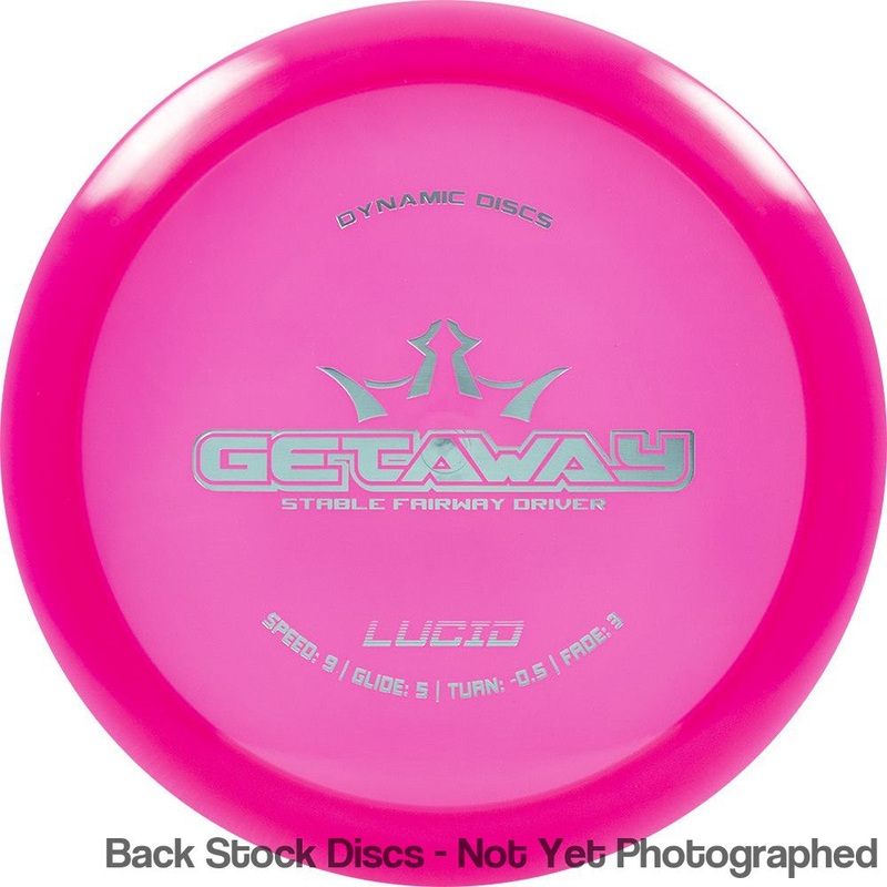 Dynamic Discs Lucid Getaway Fairway Driver (Stock Stamp) [Back Stock Inventory – Disc and Stamp Color WILL VARY]