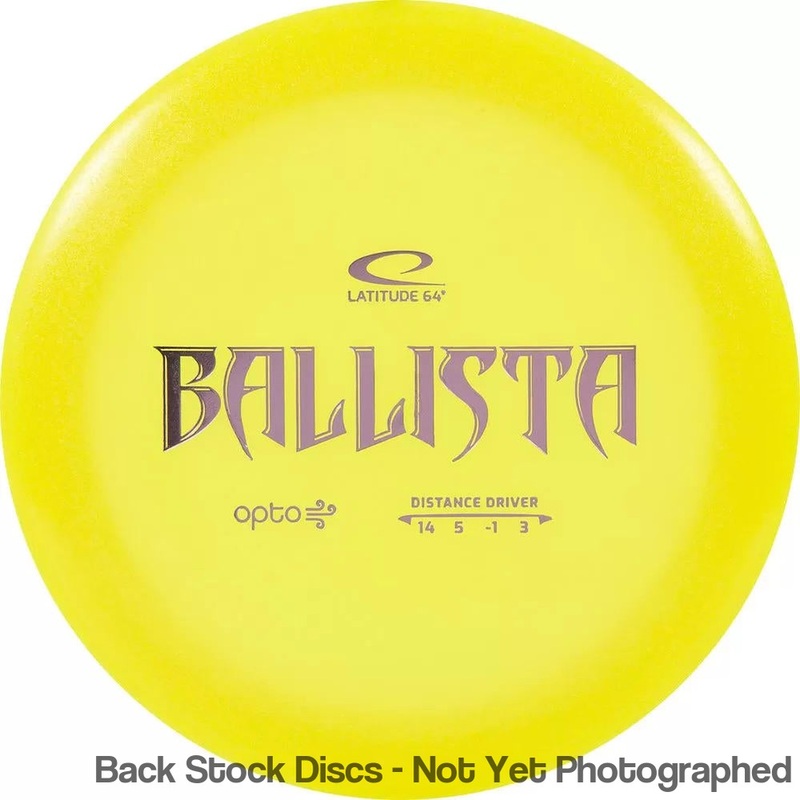 Latitude 64 Opto Air Ballista Distance Driver (Stock Stamp) [Back Stock Inventory – Disc and Stamp Color WILL VARY]