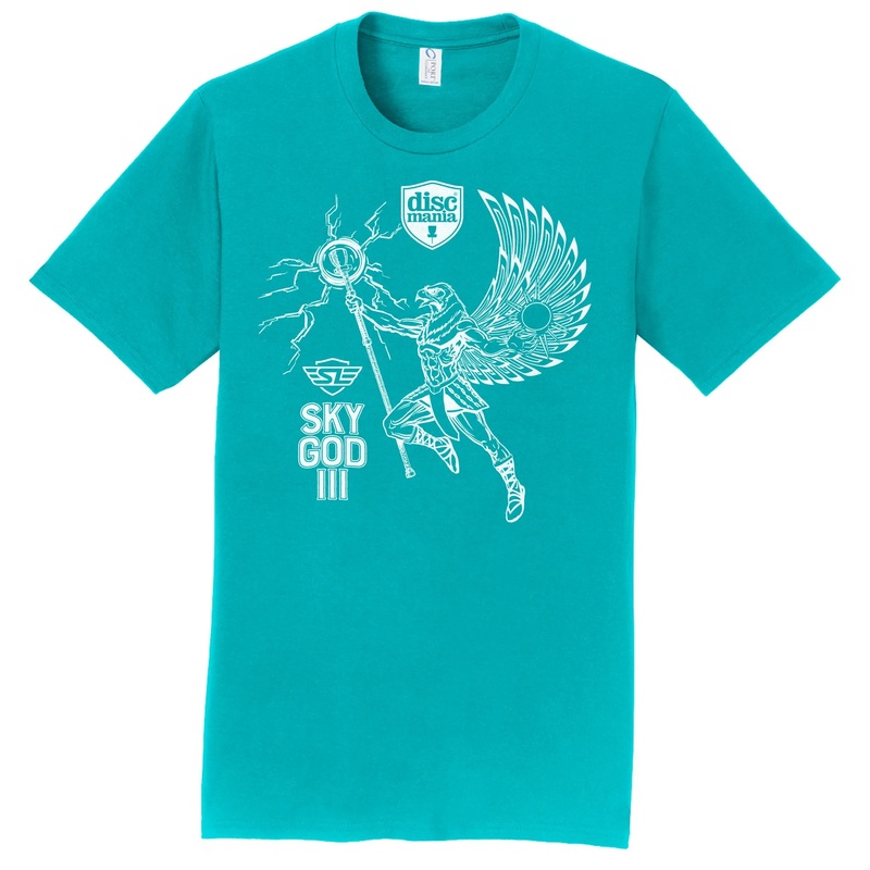 Simon Lizotte Sky God 3 Tee (Bright Aqua)