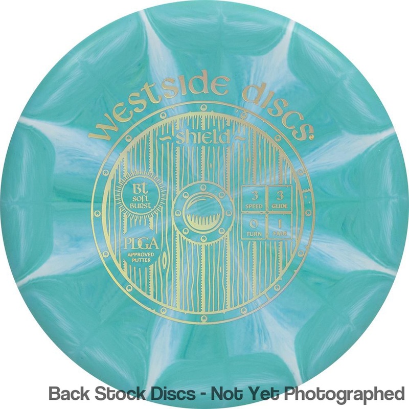Westside BT Soft Burst Shield Putter (Stock Stamp) [Back Stock Inventory – Disc and Stamp Color WILL VARY]