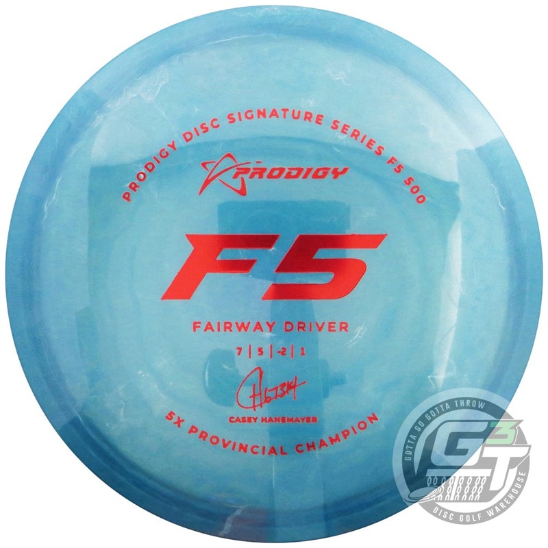 Prodigy Limited Edition 2022 Signature Series Casey Hanemayer 500 Series F5 Fairway Driver Golf Disc
