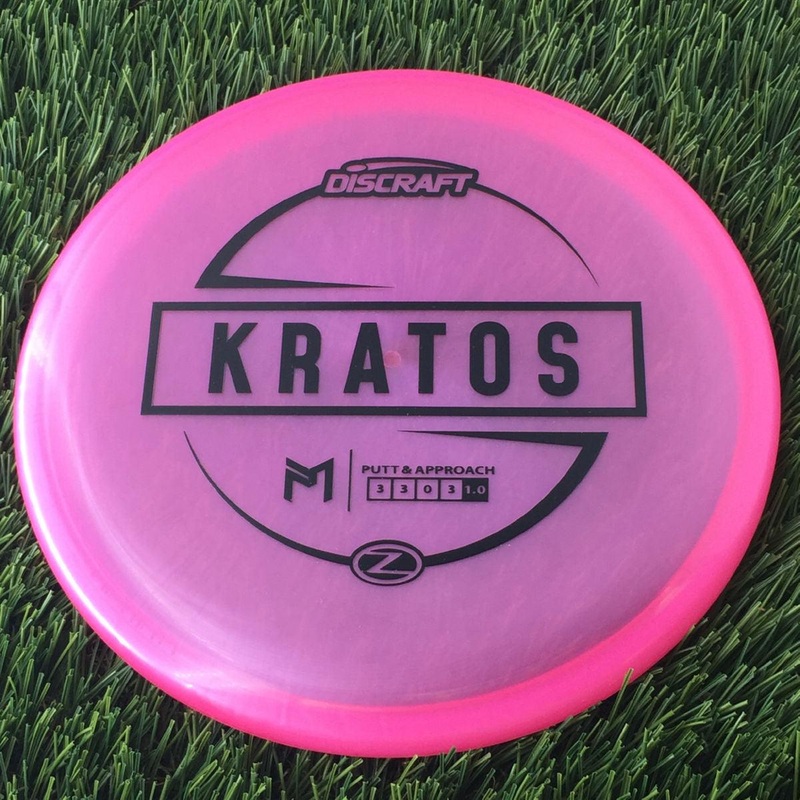 Discraft Elite Z Kratos with PM Logo Stock Stamp Stamp – 172g – Translucent Pink