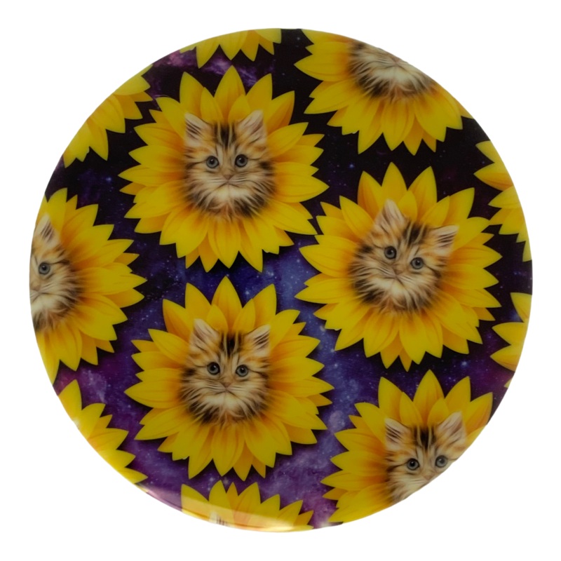 Dynamic Discs Fuzion DyeMax Emac Truth – Space Kitty Sunflowers