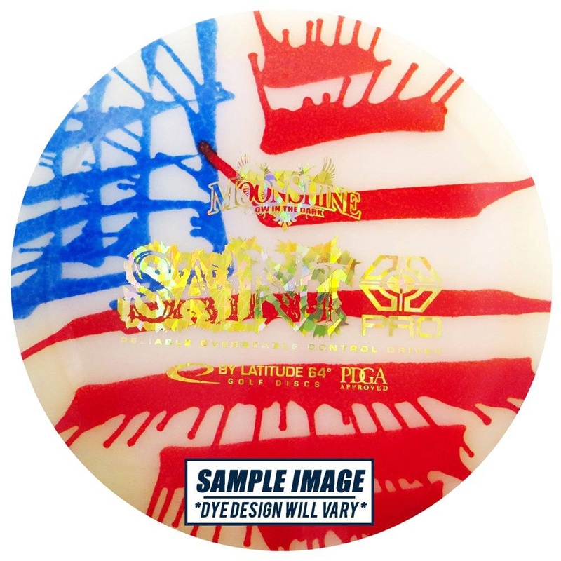 Latitude 64 MyDye Moonshine Glow Opto Saint Pro Fairway Driver Golf Disc
