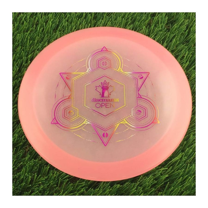 Discmania C-Line Color Glow Reinvented FD3 with Discmania Open 2023 Stamp – 176g – Translucent Pink